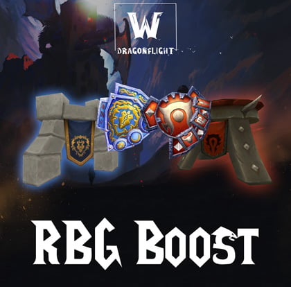 WoW Dragonflight Rated Battle Ground RBG Boost