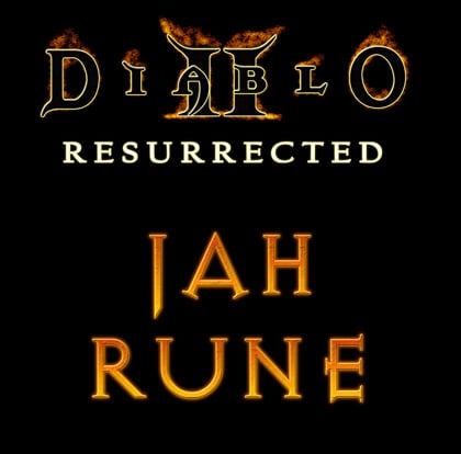Buy Diablo 2 JAH Rune